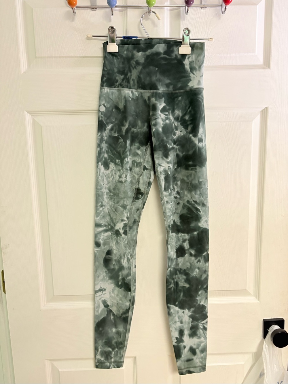 lululemon athletica Gray Tie-Dye High-Rise Leggings